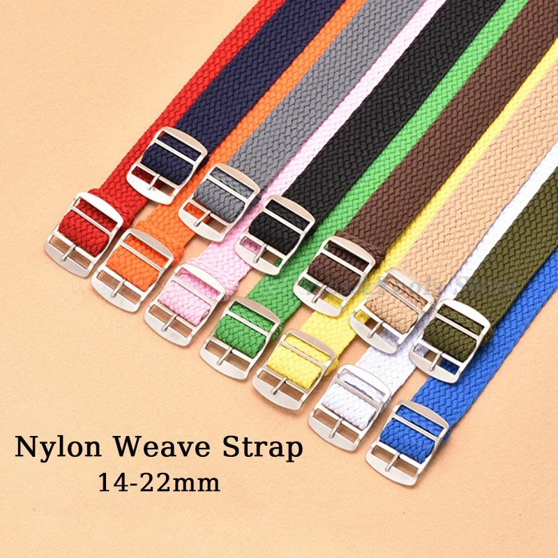 Nato Strap Nylon - Нейлоновый плетеный ремешок для часов Perlon,