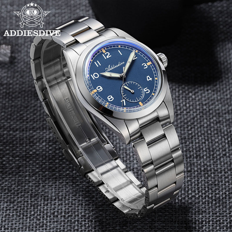 ADDIESDIVE 36 мм мужские кварц – обзор и цена Stainless Bracelet Diver