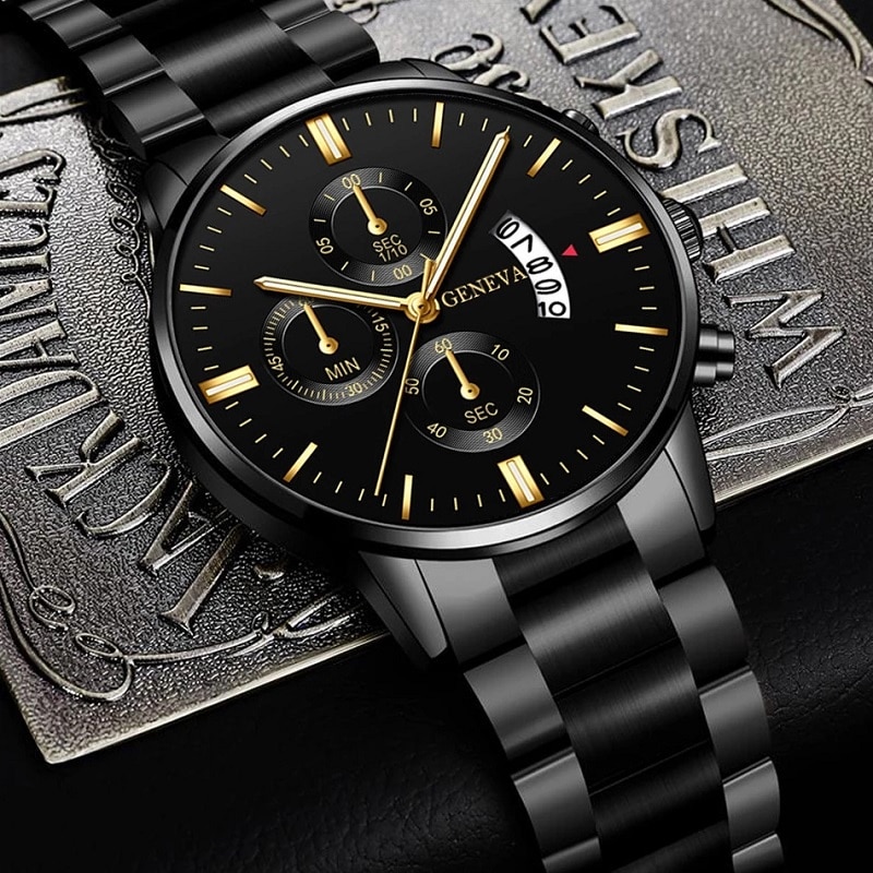 Модные мужские черные часы из  – обзор и цена Seiko Watch 5 Sports