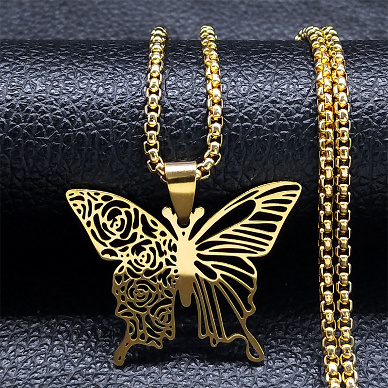 Эстетичное ожерелье с подвеско – обзор и цена Butterfly Clasp Deployant