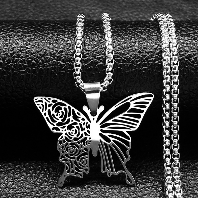 Эстетичное ожерелье с подвеско – обзор и цена Butterfly Clasp Deployant