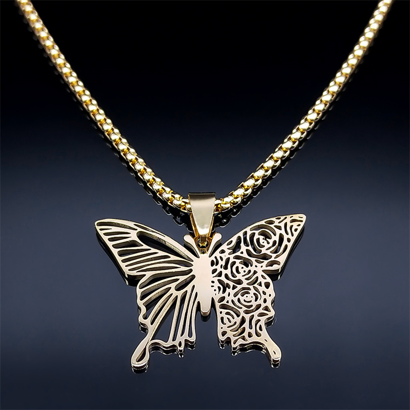 Эстетичное ожерелье с подвеско – обзор и цена Butterfly Clasp Deployant