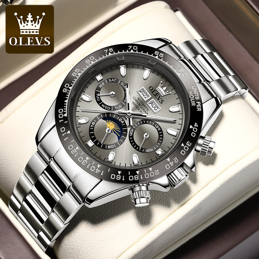 OLEVS 6654 Роскошные мужские ч – обзор и цена Seiko Watch 5 Sports