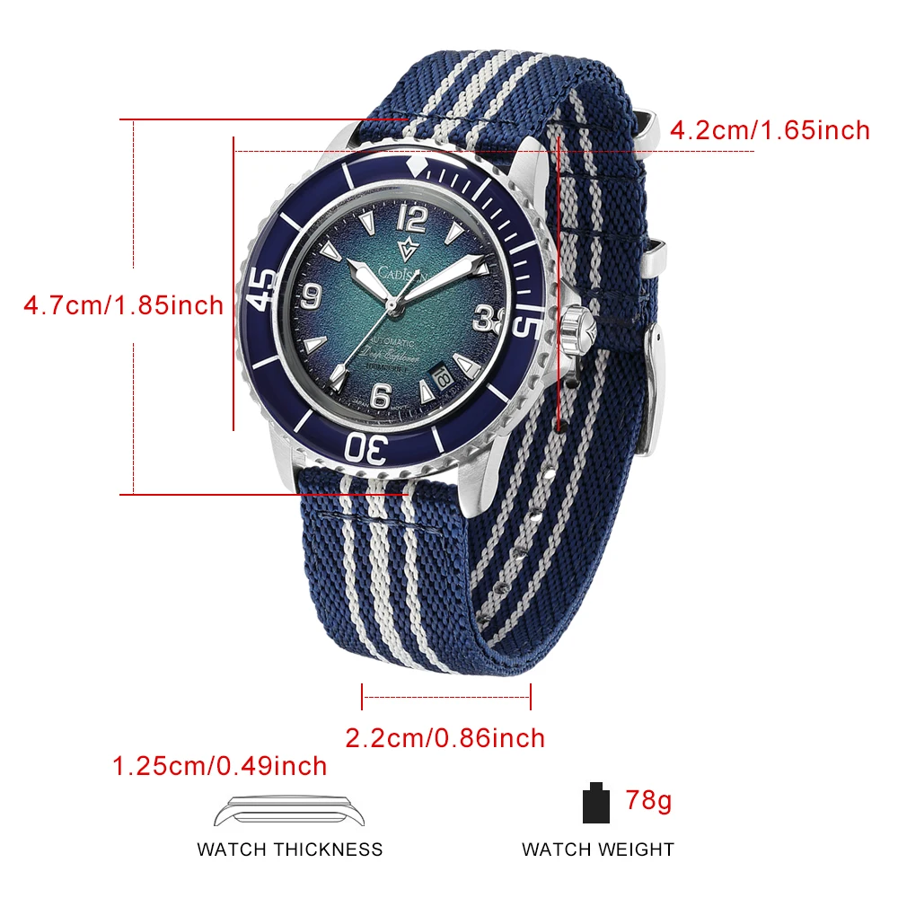 CADISEN Deep Explorer MIYOTA 8 – обзор и цена Seiko Watch Presage