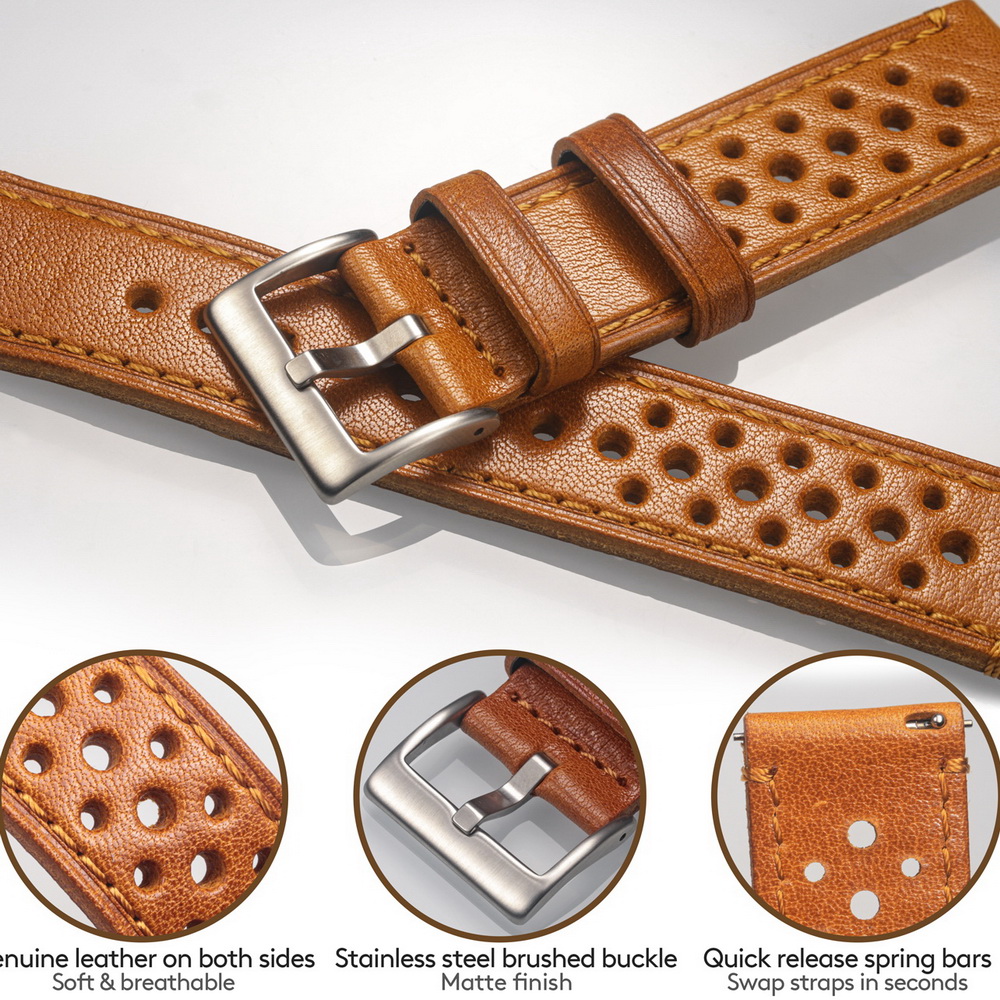 Ремешок для часов Hemsut из во – обзор и цена Suede Strap Watch