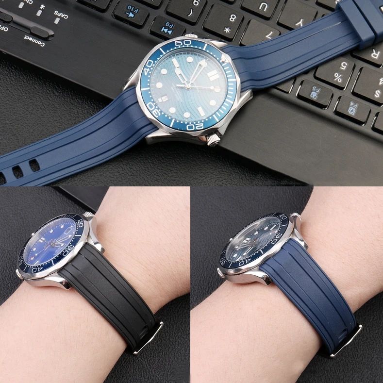 Резиновые силиконовые ремешки  – обзор и цена Omega Watch Speedmaster